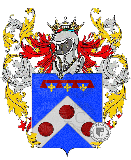 Coat of arms of family mazzini    