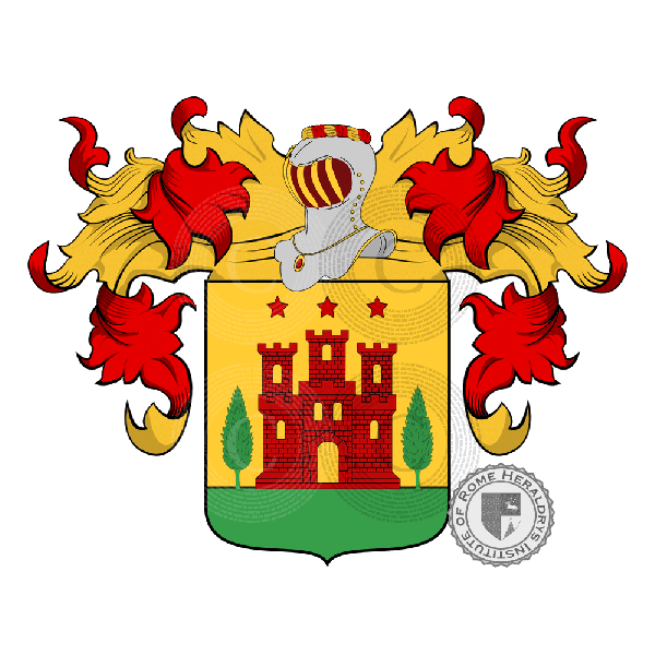 Coat of arms of family Mastrodomenico