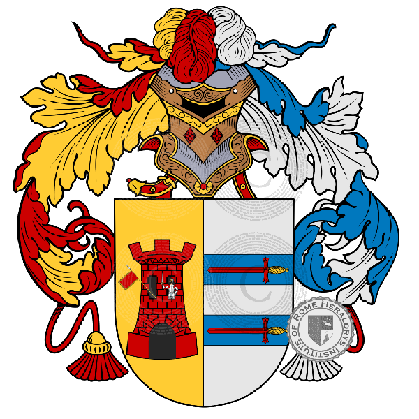 Coat of arms of family Montò