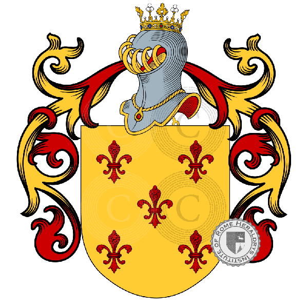 Coat of arms of family Menchero