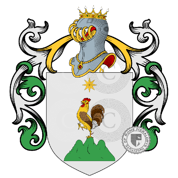 Coat of arms of family Galante