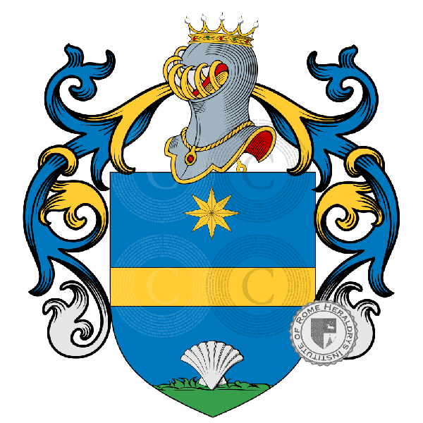Coat of arms of family Paolocci