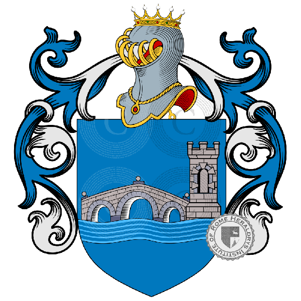 Coat of arms of family da Pontecchio