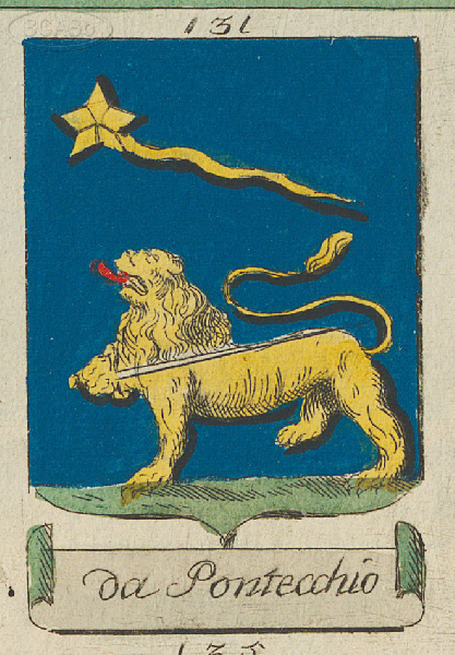 Wappen der Familie da Pontecchio