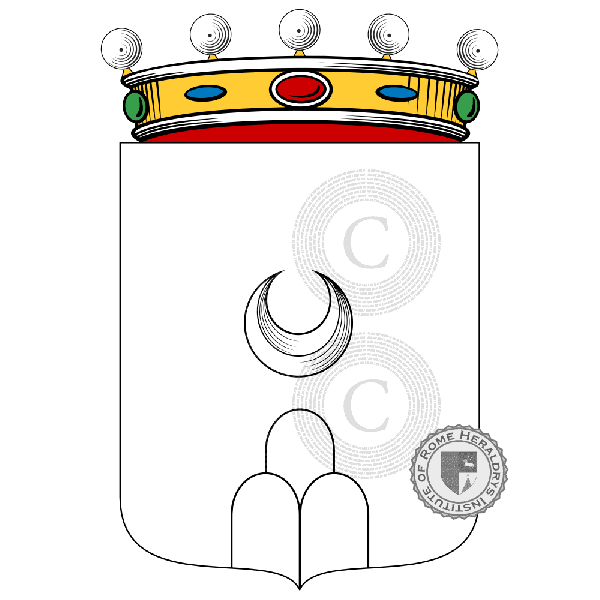 Coat of arms of family Tramonti