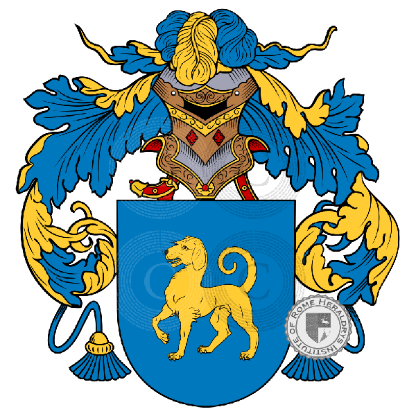 Coat of arms of family Saragosa