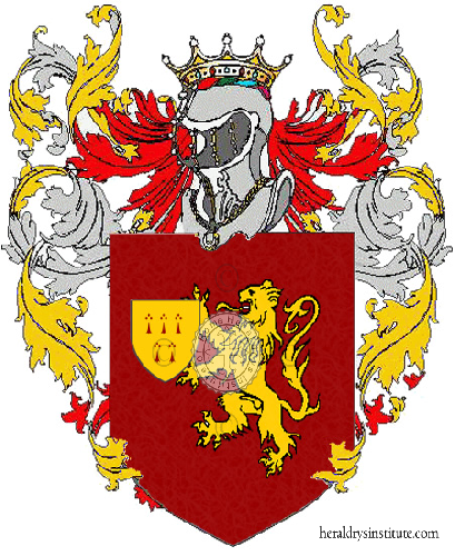 Coat of arms of family Monteforte