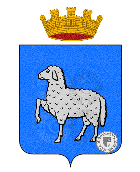 Coat of arms of family Pecorari        