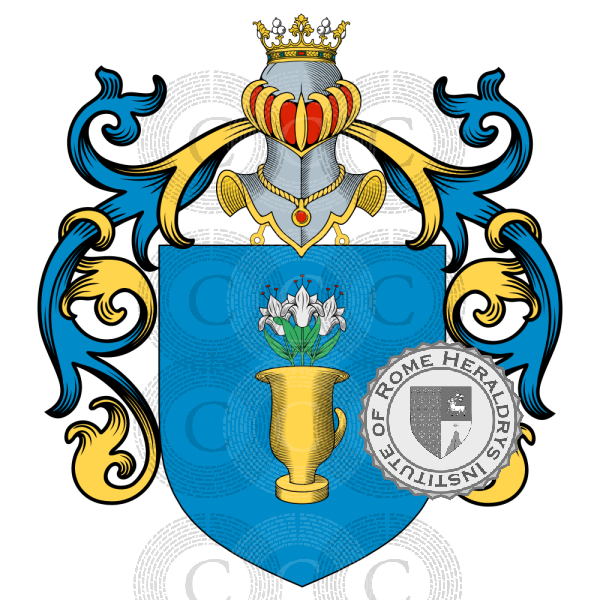 Escudo de la familia Cannata, Cannatà, Cannada