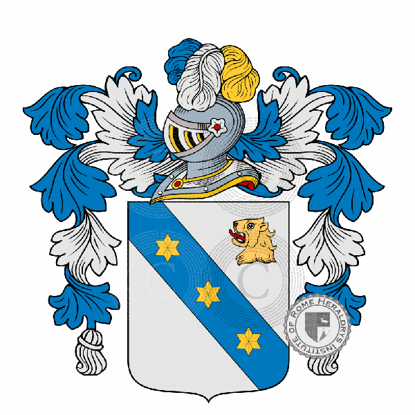 Coat of arms of family Bacci