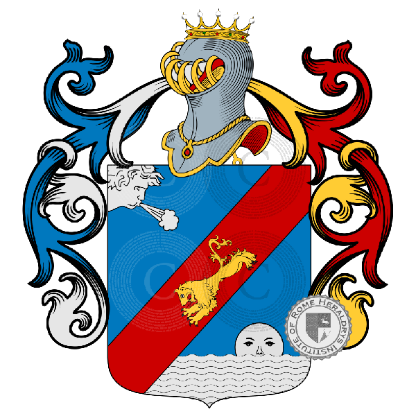 Escudo de la familia Calai, Maravelli Druda, Callai