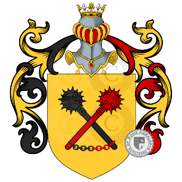 Escudo de la familia Venuti Alfieri, Venuto, Di Venuto