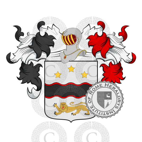Coat of arms of family Gelain