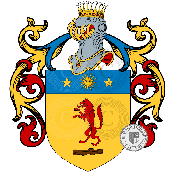 Escudo de la familia De Lucia, DeLucia