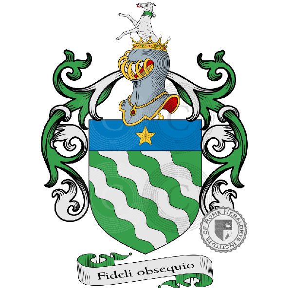 Coat of arms of family Rivetti, Pivetti, Rivotti