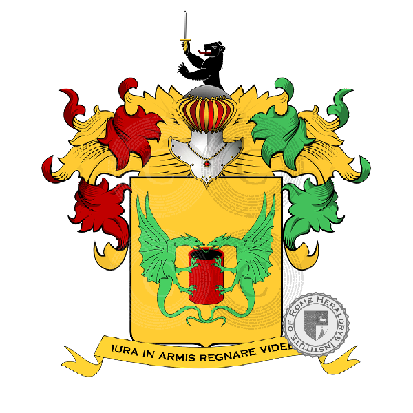 Coat of arms of family Pozzo, Del Pozzo