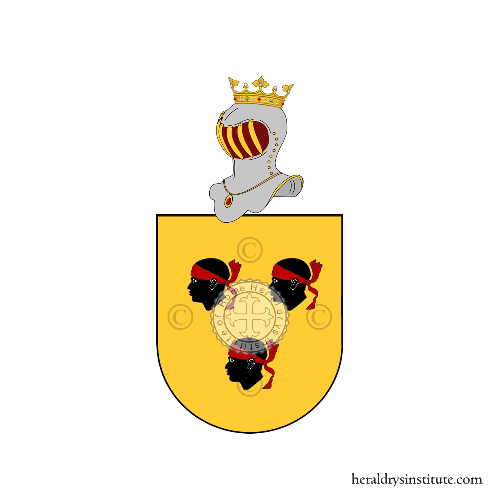Wappen der Familie Gassarino o Cassarino