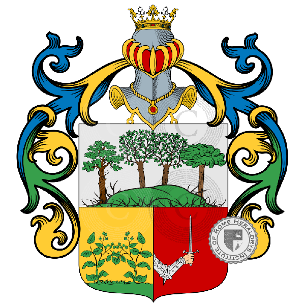 Coat of arms of family Nurra, Turra