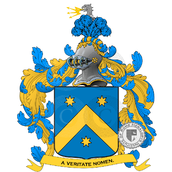 Coat of arms of family Verità