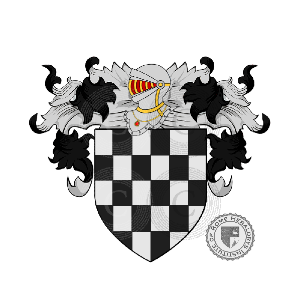 Coat of arms of family Calvi (Milano)