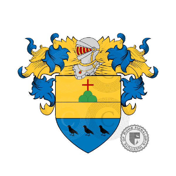 Coat of arms of family Monda