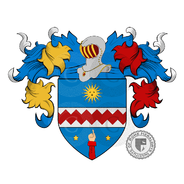 Coat of arms of family Zago