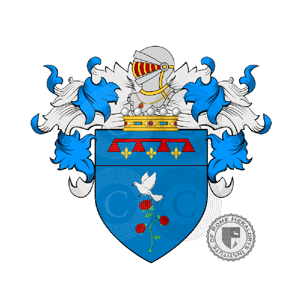 Escudo de la familia Vallini o Vallino