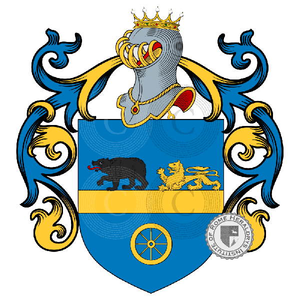 Coat of arms of family Rotolo, Ruotolo