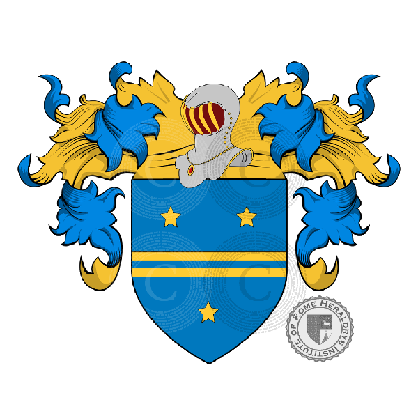Escudo de la familia Casini (Arezzo)