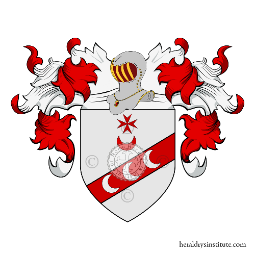 Coat of arms of family Vivenzi o Vivenzio