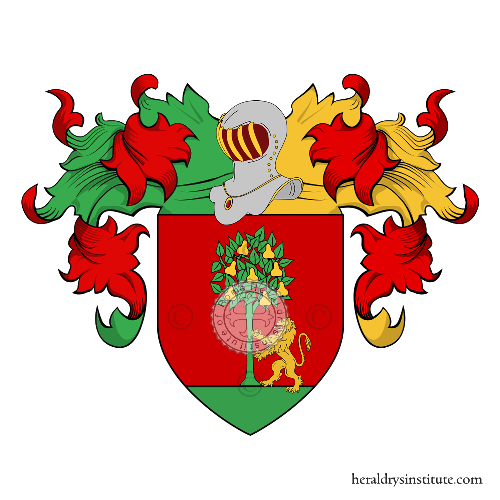 Coat of arms of family Peragallo