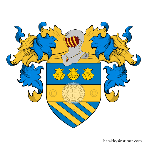 Coat of arms of family Crespi (Napoli, arma moderna)