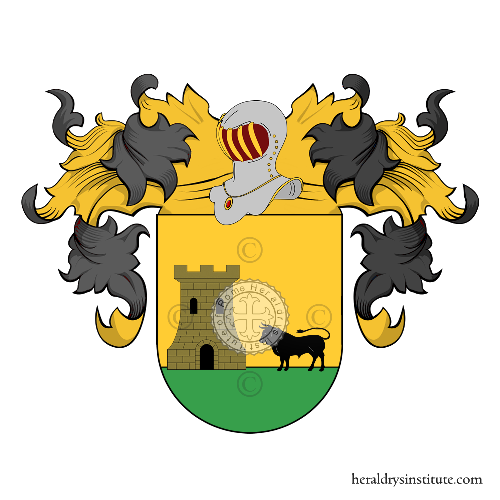 Brasão da família Torellò (Catalgona)