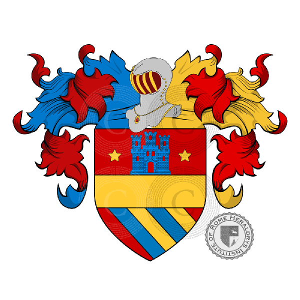 Coat of arms of family Martinotti o Martinotto