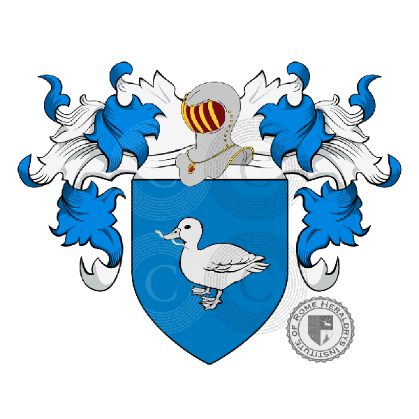 Wappen der Familie Paparoni o Paparo