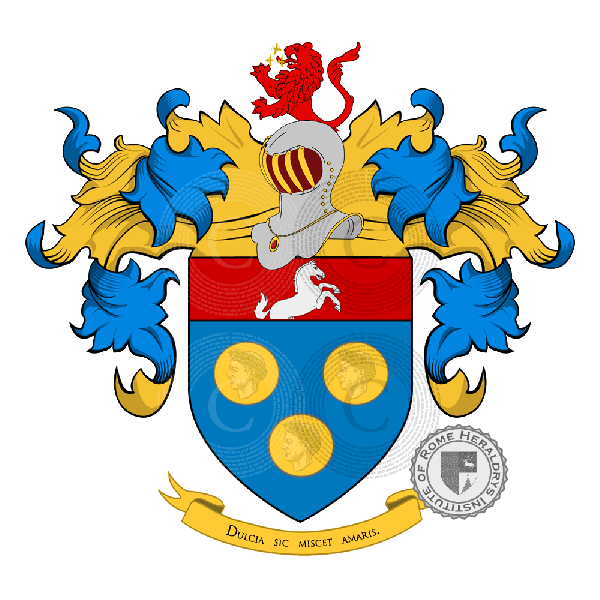 Coat of arms of family Meaglia o Medaglia