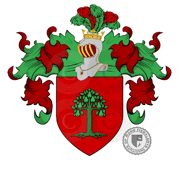 Coat of arms of family Pereira
