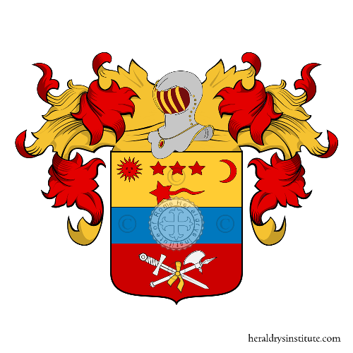 Coat of arms of family Chiaroni