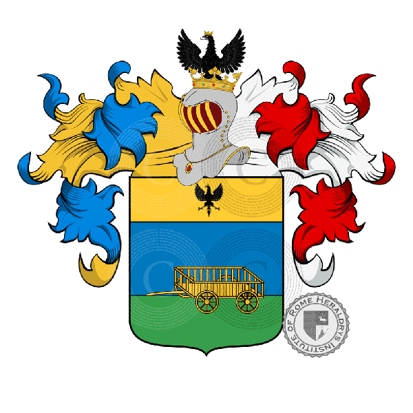 Coat of arms of family Carocci o Caroca