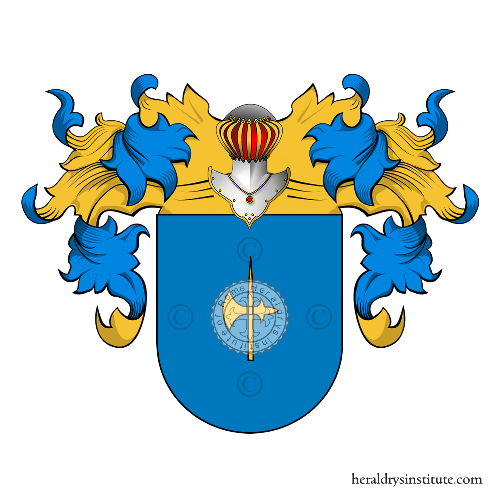 Coat of arms of family Isaura