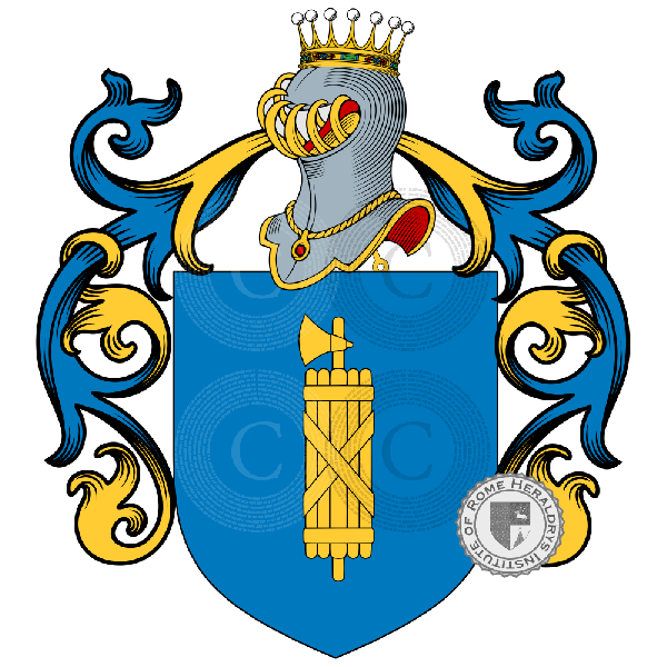 Coat of arms of family Di Pietro, Pitrù, Pietro