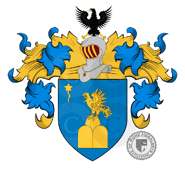 Escudo de la familia Tironi o Tirone