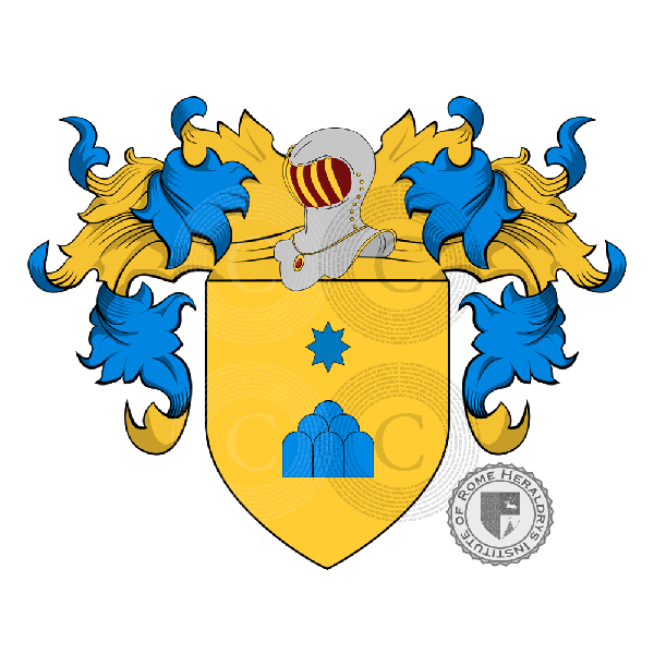 Brasão da família Pannilini (Toscana)