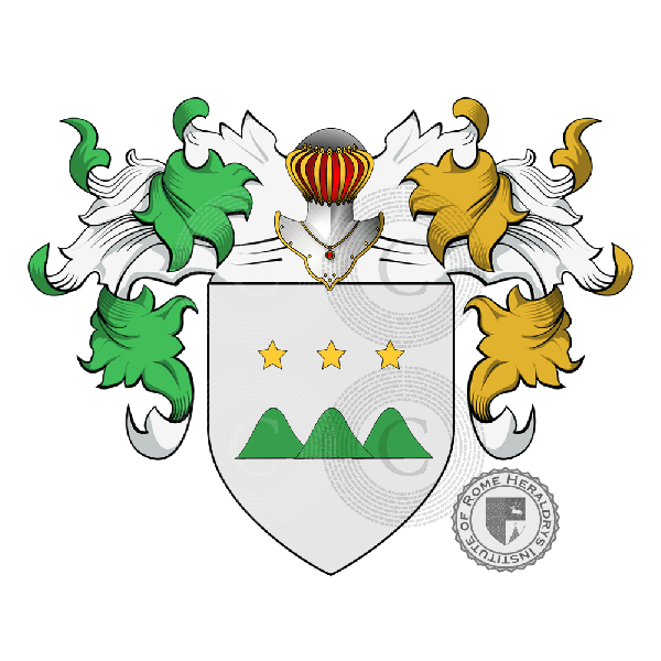 Wappen der Familie Monticelli