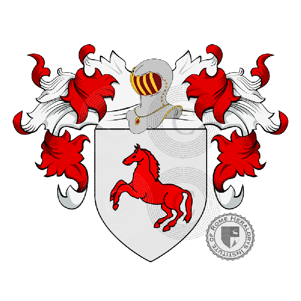 Coat of arms of family Cavalli (Ferrara)