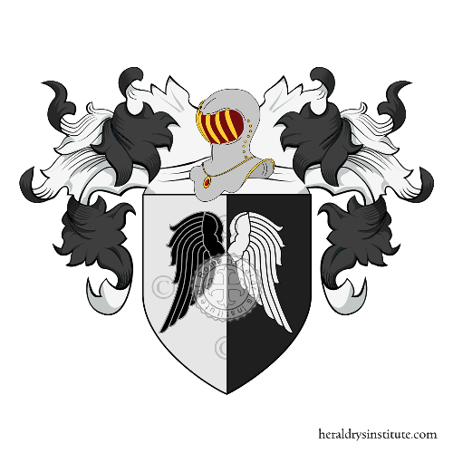 Coat of arms of family Omodei, Huomodei, Amodeo e Amidei (Sicilia, Toscana)