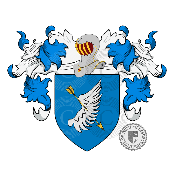 Coat of arms of family Alfieri (Crema , Milano)