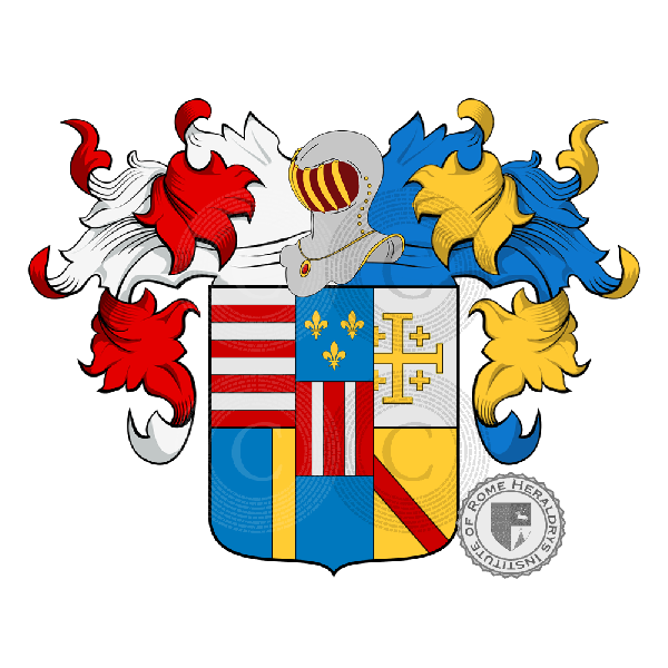 Coat of arms of family Angio