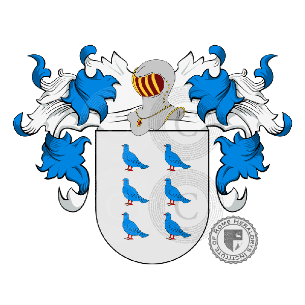Coat of arms of family Garcia de Toledo de Mejorada