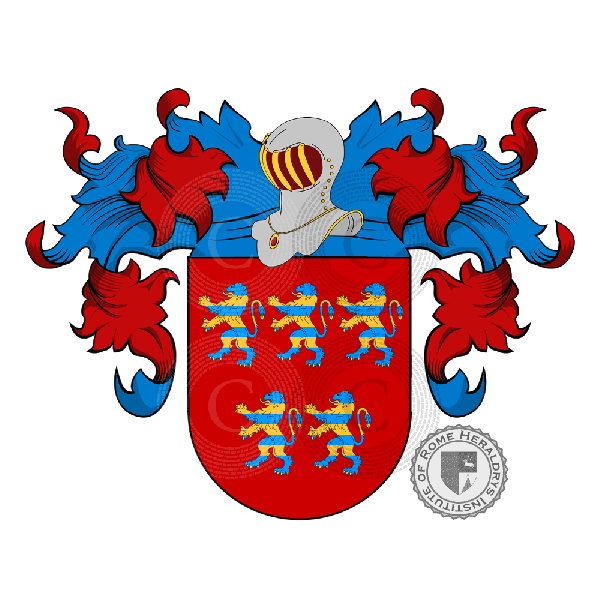 Coat of arms of family Bastos